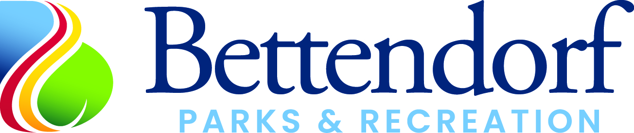 Bettendorf - Parks & Rec Logo - Horizontal - Gradient - Full Color