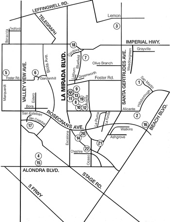City Hall Map
