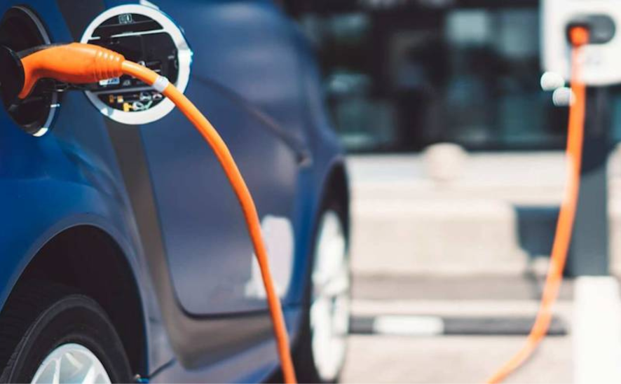 Vehicle charging at a commercial location