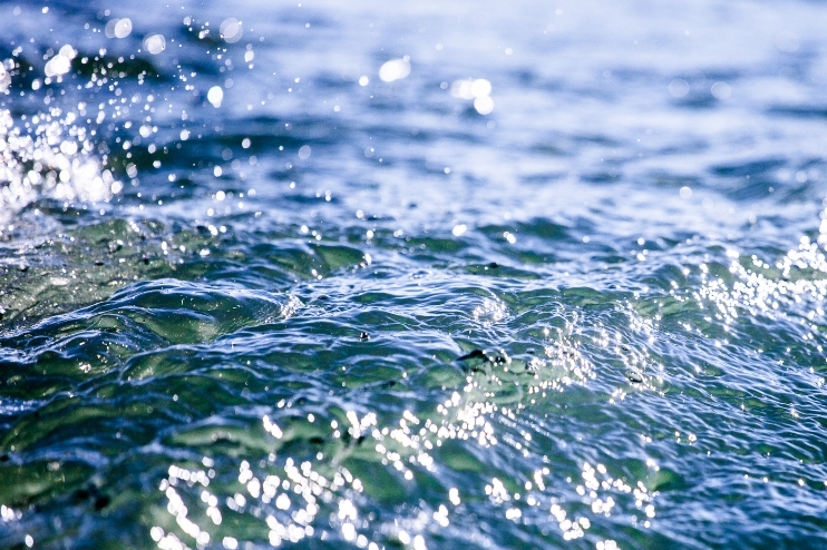 water flowing