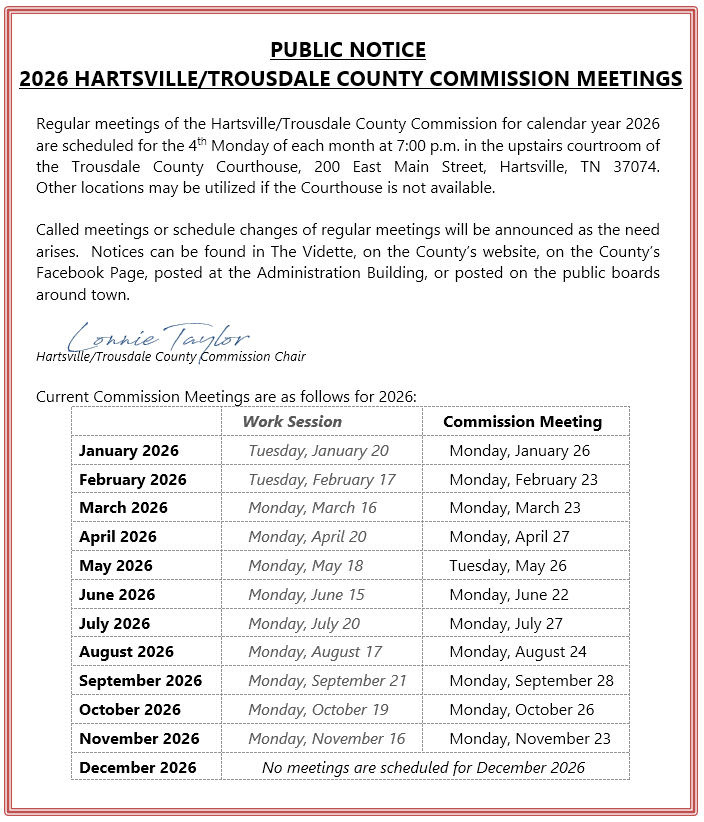 2026 PN Commission Meetings